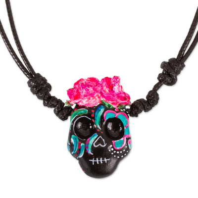Hand Crafted Skull Pendant Necklace