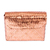 Copper clutch handbag, 'Woven Ribbons' - Petite Handwoven Mexican Copper Clutch Handbag (image 2b) thumbail