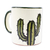 Ceramic mugs, 'Saguaro' (set of 4) - Cactus-Themed Ceramic Mugs (Set of 4) (image 2e) thumbail