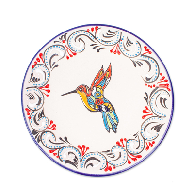 Keramische Tassen und Untertassen, 'Colibri' (Paar) - Handgefertigte Keramiktassen und Untertassen (Paar)