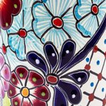 Ceramic mugs, 'Colors of Mexico' (set of 4) - Multicolored Ceramic Mugs from Mexico (Set of 4)