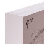 'White Lottery: The Crown' - Loteria Crown Drawing on Wood Board