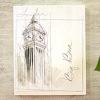 'Monuments of the World: Big Ben' - London's Big Ben Original Artwork