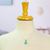 Turquoise pendant necklace, 'Eastern Skies' - 950 Silver Turquoise Pendant Necklace From Mexico (image 2e) thumbail