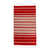 Wool area rug, 'Simple Stripes'  (2.5x5) - Red and Beige Striped Area Rug (2.5x5)