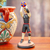 Escultura de cerámica - Escultura de jugador de baloncesto de esqueleto de cerámica de México