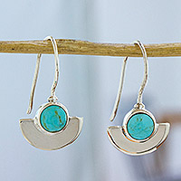 Turquoise drop earrings, Sweet Equilibrium