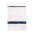 Zapotec wool rug, 'Far Horizons' (2x3.5) - Handwoven Modern Zapotec Wool Rug in Blue and White