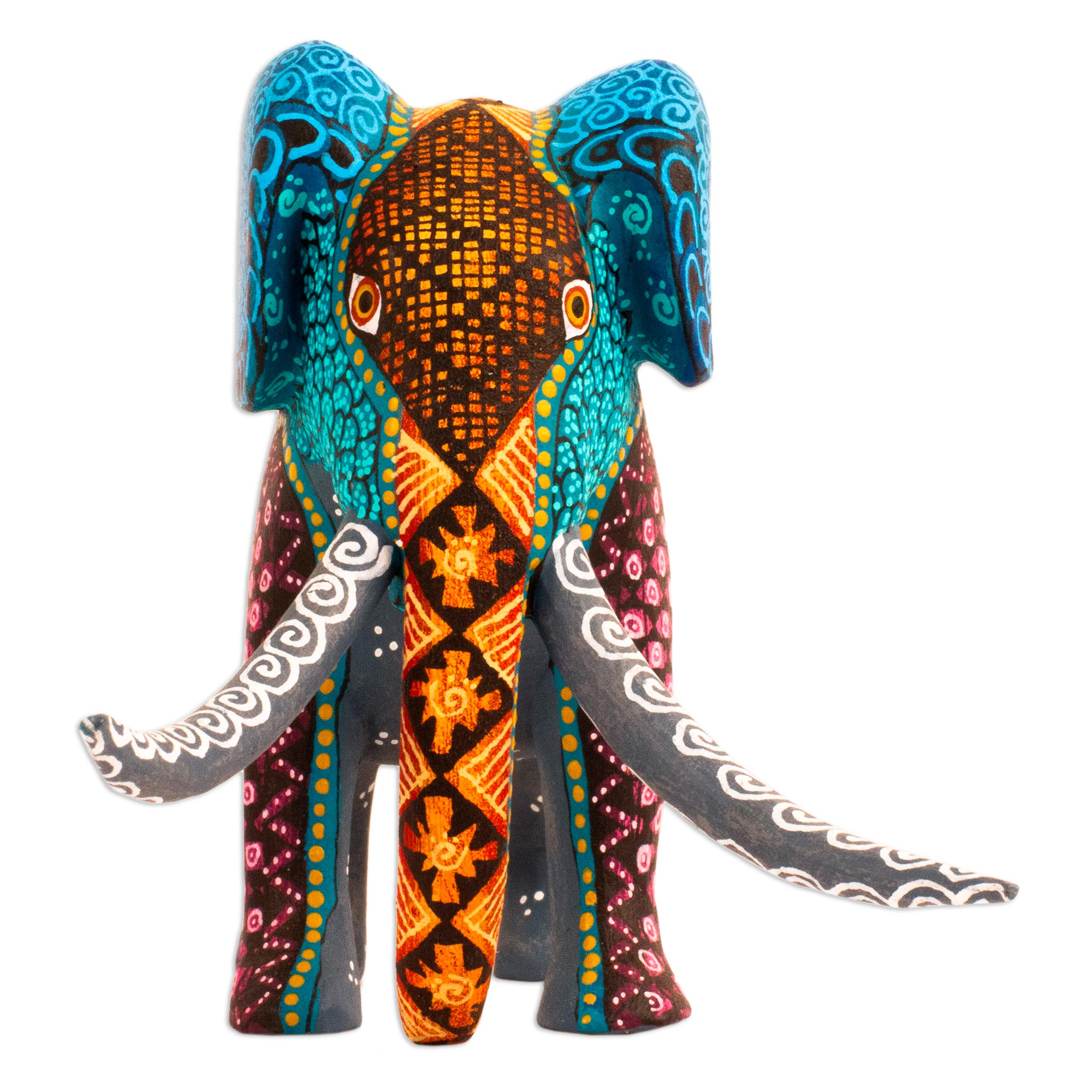 UNICEF Market | Copal Wood Elephant Alebrije from Mexico - Magic Elephant