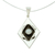 Cultured pearl pendant necklace, 'Venus' - Modern Cultured Pearl and Taxco Silver Necklace from Mexico thumbail