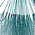 Cotton rope hammock, 'Uxmal Peacock' (double) - Teal Cotton Rope Hammock (Double) (image 2b) thumbail