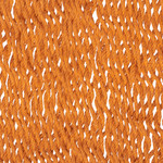 Cotton rope hammock, 'Sunset Siesta' (Triple) - Flame Orange Cotton Rope Hammock (Triple) from Mexico