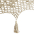 Cotton rope hammock, 'Mirage in Grey' (double) - Hand Woven Grey Cotton Hammock (Double)