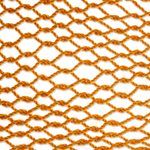 Cotton rope hammock, 'Veranda in Honey' (double) - Amber Brown Tasseled Cotton Hammock (Double) from Mexico