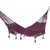 Cotton rope hammock, 'Veranda in Bordeaux' (Double) - Burgundy Tasseled Cotton Hammock (Double) From Mexico (image 2a) thumbail