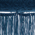Hängematte aus Baumwollseil, (doppelt) - Marineblaue Seilhängematte mit Fransen (doppelt) aus Mexiko