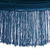 Hamaca de cuerda de algodón, (doble) - Hamaca (doble) de cuerda de algodón azul marino con flecos de México