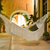 Cotton rope hammock, 'Ivory Cascade' (double) - Cotton Hammock in Ivory (Double) thumbail