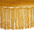 Cotton rope hammock, 'Amber Cascade' (double) - Fringed Amber Yellow Cotton Hammock from Mexico (Double)