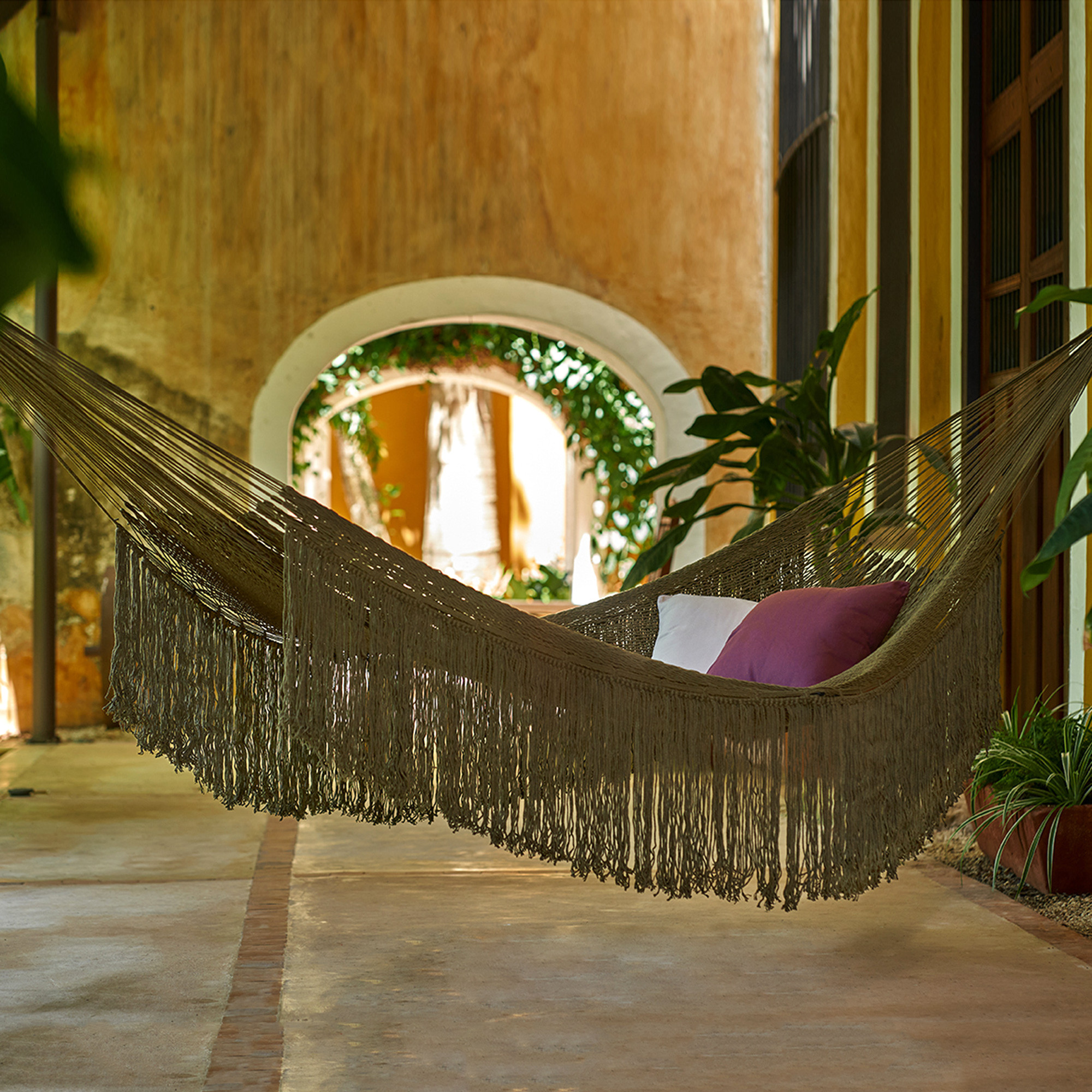 Cascade in Olive hammocks by Maya Artist of the Yuctan