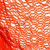 Cotton hammock swing, 'Ocean Seat in Orange' (single) - Orange Tasseled Cotton Rope Mayan Hammock Swing from Mexico (image 2c) thumbail