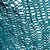 Cotton hammock swing, 'Sea Breezes in Teal' - Fringed Teal Cotton Rope Mayan Hammock Swing from Mexico (image 2d) thumbail