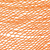 Hamaca de cuerda de algodón, (triple) - Hamaca de cuerda de algodón con flecos naranjas (triple) de México