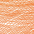 Hamaca de cuerda de algodón, (Individual) - Hamaca naranja de algodón con borlas (individual) de México