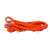Cotton rope hammock, 'Veranda in Orange' (Single) - Orange Tasseled  Cotton Hammock (Single) From Mexico
