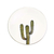 Keramik-Essteller, 'Saguaro' (Paar) - Keramik-Essteller mit Kaktusmotiv (Paar)