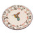 Ceramic salad plates, 'Colibri' (pair) - Hummingbird-Themed Ceramic Salad Plates (Pair)