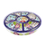 Ceramic appetizer platter, 'Colors of Mexico' - Multi-Piece Ceramic Appetizer Platter (image 2a) thumbail