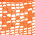 Cotton rope hammock, 'Mirage in Orange' (Triple) - Orange Macrame Style Cotton Hammock from Mexico (Triple) (image 2e) thumbail
