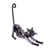 Recycled metal sculpture, 'Kitty Cat' - Handcrafted Recycled Metal Cat Sculpture from Mexico
