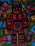 „Xipe Totec“ – Einzigartiges Gemälde der aztekischen Gottheit