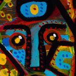 'People' - Multicolored Contemporary Painting from Mexico