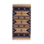 Wool area rug, 'Lightning' (2.5x5) - 100% Wool Geometric Design Area Rug from Mexico (2.5x5)