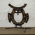 Reclaimed horseshoe sculpture, 'Good Luck Owl' - Reclaimed Horseshoe Sculpture from Mexico thumbail