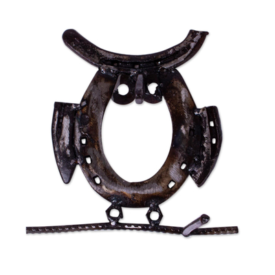 Reclaimed Horseshoe Sculpture from Mexico