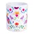 Ceramic mug, 'Otomi Vision' - Artisan Crafted Otomi Birds and Flowers Motif Ceramic Mug