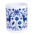 Ceramic mug, 'Blue Otomi' - Artisan Crafted Otomi Blue Birds and Flowers Ceramic Mug