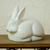 Ceramic figurine, 'White Rabbit' - Signed Handcrafted White Rabbit Ceramic Figurine from Mexico