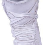 Ceramic figurine, 'Sturdy White Boot' - Realistic White Boot Ceramic Figurine from Mexico