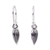 925 sterling silver dangle earrings, 'Strawberry Girl' - 925 Sterling Silver Dangle Earrings from Mexico thumbail