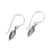 925 sterling silver dangle earrings, 'Strawberry Girl' - 925 Sterling Silver Dangle Earrings from Mexico (image 2b) thumbail