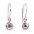 Silver dangle earrings, 'Silver Twirl Drop' - Petite 950 Silver Dangle Earrings from Mexico thumbail