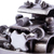 Upcycling-Autoteil-Skulptur „Rustic Mack Trailer“ - Recycelte LKW-Skulptur aus Altmetall aus Mexiko