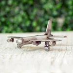 Upcycled auto part sculpture, 'Rustic Plane' - Recycled Auto Part Plane Sculpture from Mexico