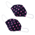 Cotton-lined face masks, 'Pink Flowers' (Pair) - 2 Double Layer Floral Polka Dot Print Face Masks from Mexico (image 2a) thumbail