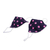 Cotton-lined face masks, 'Pink Flowers' (Pair) - 2 Double Layer Floral Polka Dot Print Face Masks from Mexico (image 2c) thumbail
